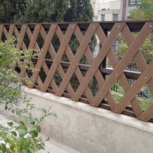 نرده چوب پلاستیک