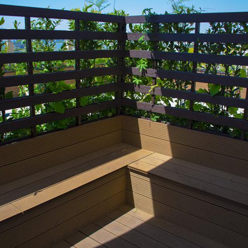 نرده چوب پلاستیک