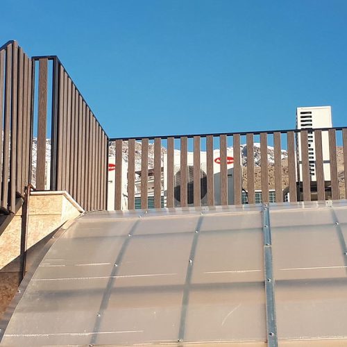 نرده چوب پلاستیک